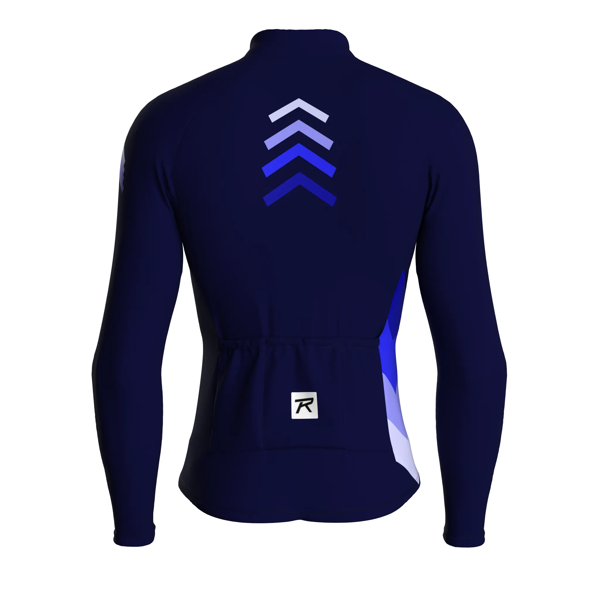 Synth Wave | Dark Blue Male Long Sleeves Jersey