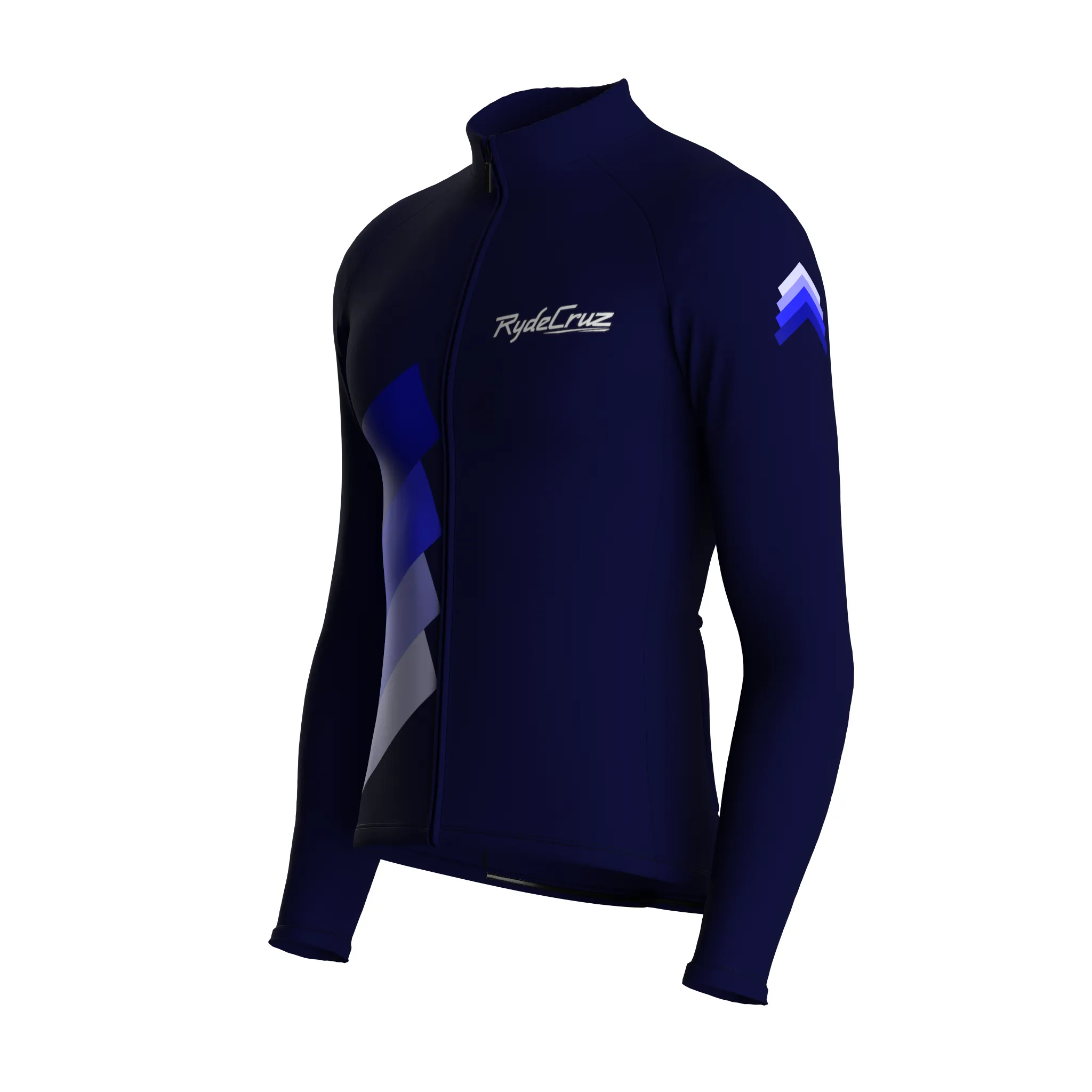 Synth Wave | Dark Blue Male Long Sleeves Jersey