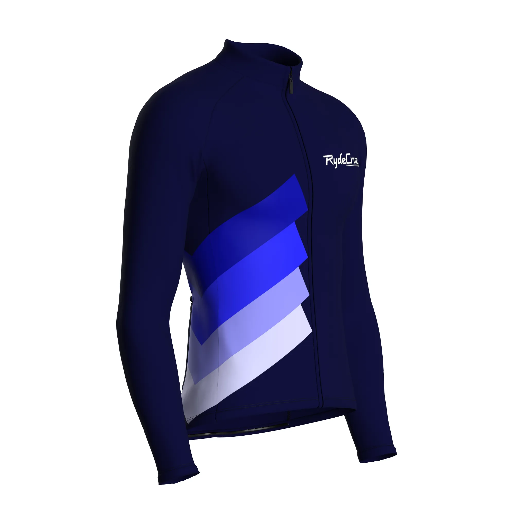 Synth Wave | Dark Blue Male Long Sleeves Jersey