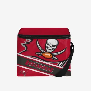 Tampa Bay Buccaneers Big Logo Stripe 6 Pack Cooler