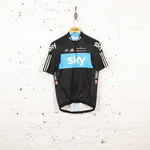 Team Sky Peters Adidas Cycling Top Jersey - Black - M