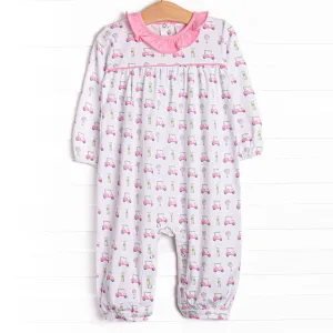 Tee Time Romper, Pink