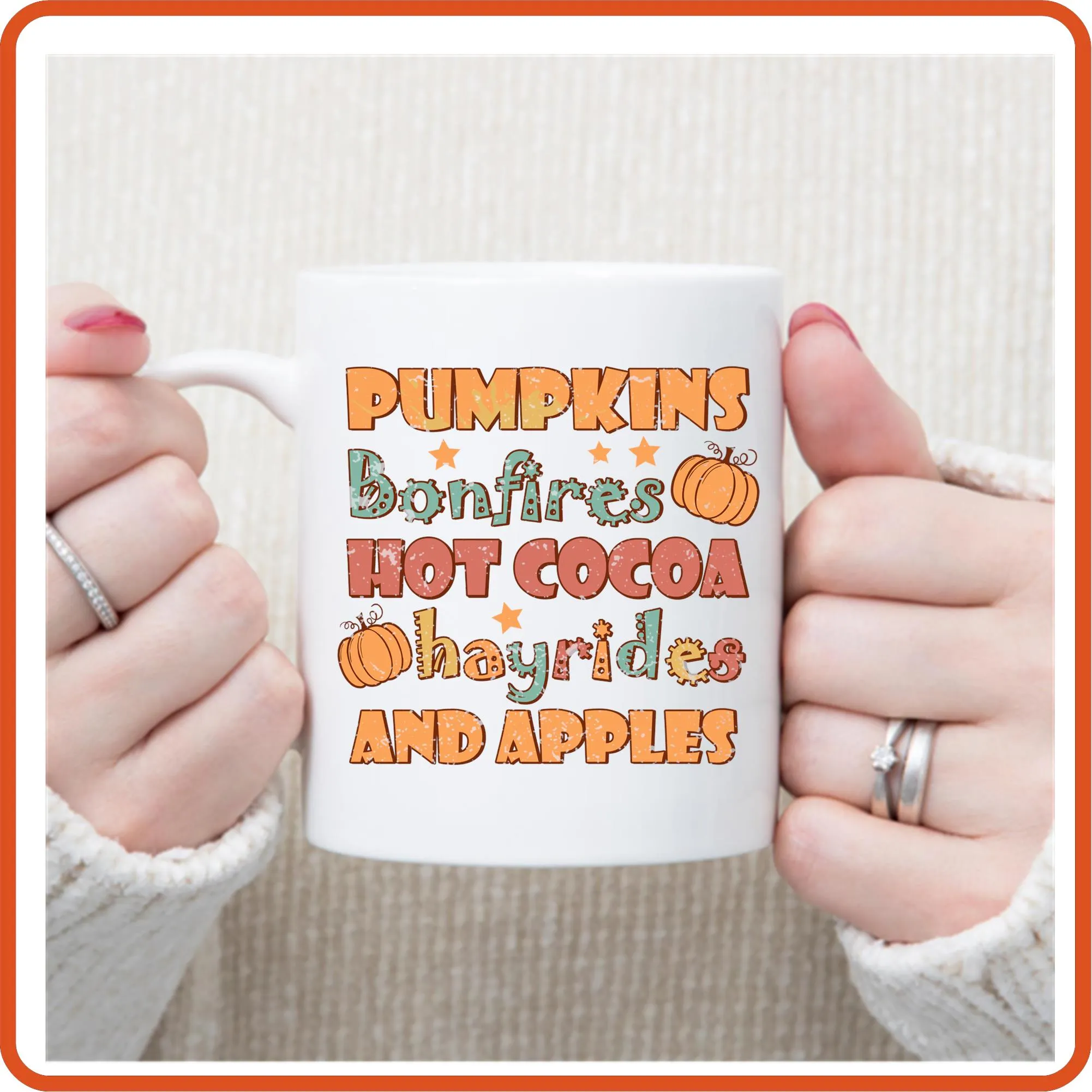 Thanksgiving Mugs -11oz Coffee Mug |  Gift | SEC Apparel | Bonfire