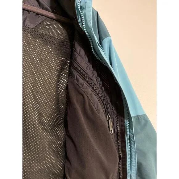 The North Face Teal Summit Series Nylon Gore-Tex Hooded Jacket Coat Size Medium