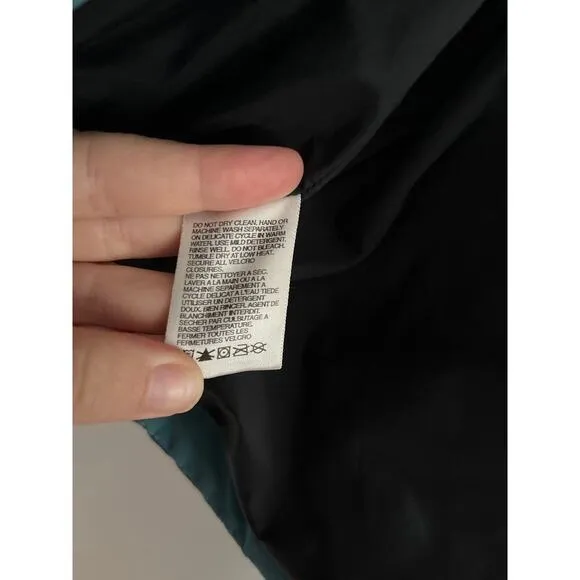 The North Face Teal Summit Series Nylon Gore-Tex Hooded Jacket Coat Size Medium