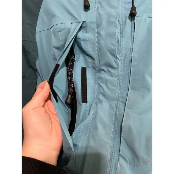 The North Face Teal Summit Series Nylon Gore-Tex Hooded Jacket Coat Size Medium