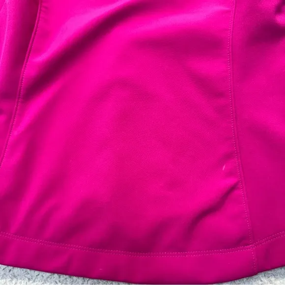 The North Face Windbreaker Jacket Womens Small Pink Grey Soft Shell Windwall