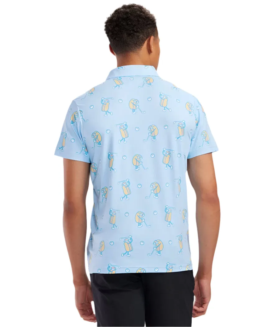 Tipsy Elves Sizzlin' Swing Mens Golf Polo