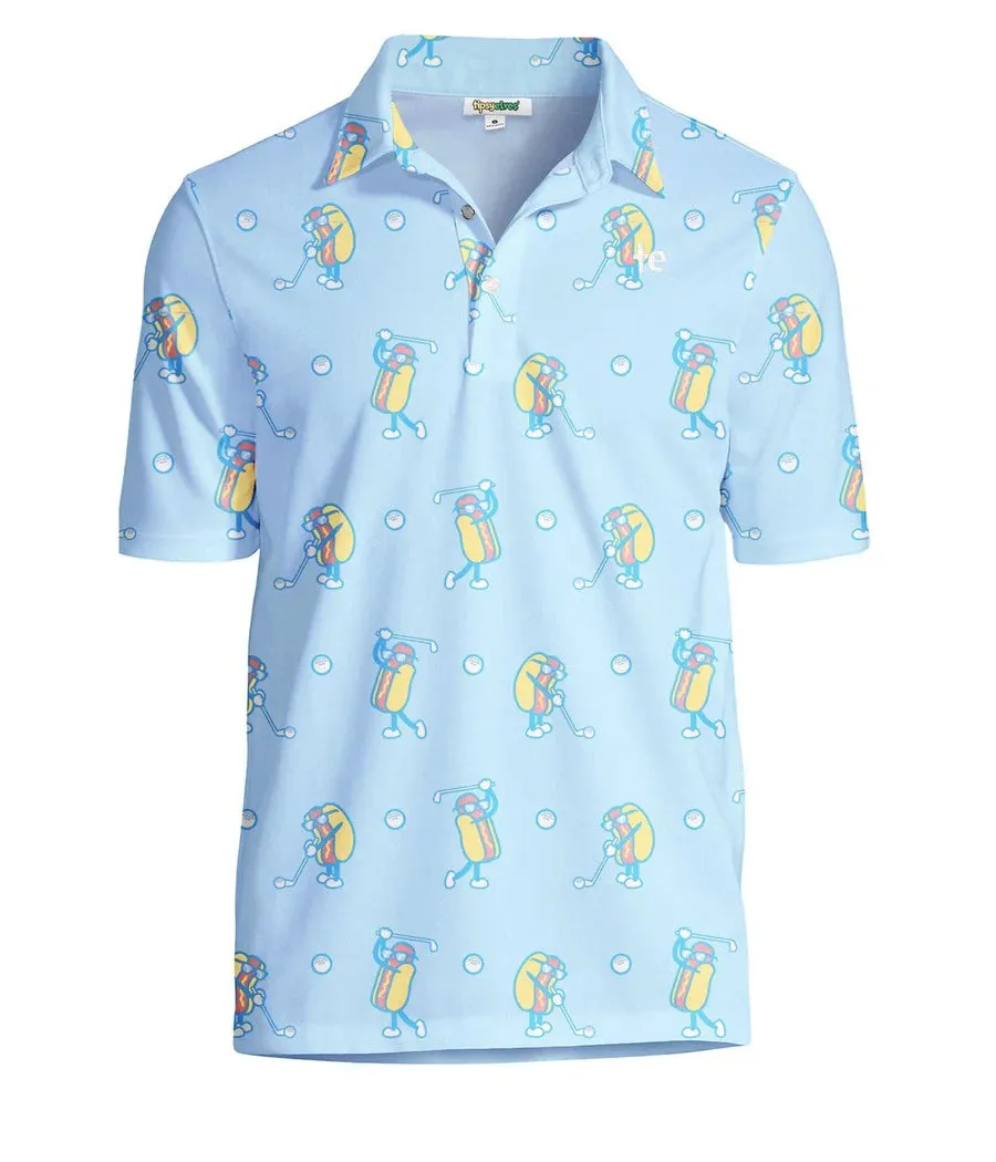 Tipsy Elves Sizzlin' Swing Mens Golf Polo
