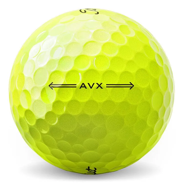 Titleist AVX - Pelotas de golf amarillas (12 unidades)