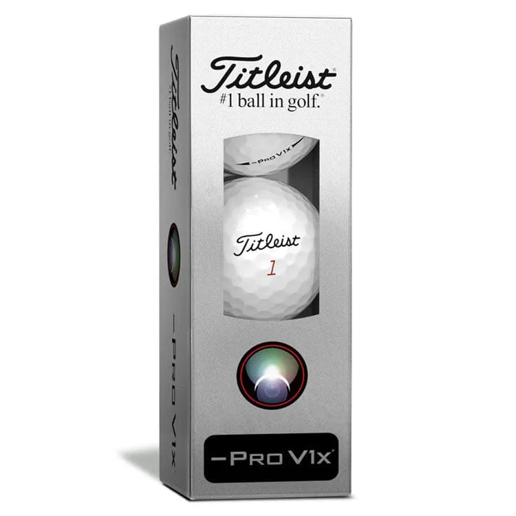 Titleist Pro V1x Izquierda Dash Blanco Pelotas de golf 48Pk