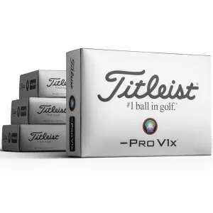 Titleist Pro V1x Izquierda Dash Blanco Pelotas de golf 48Pk
