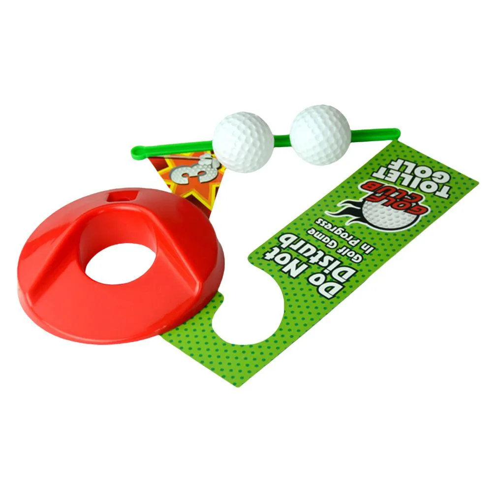 Toilet Golf Potty Time Novelty Putting Game