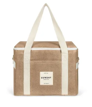 TOWELLING COOLER BAG - HUSK
