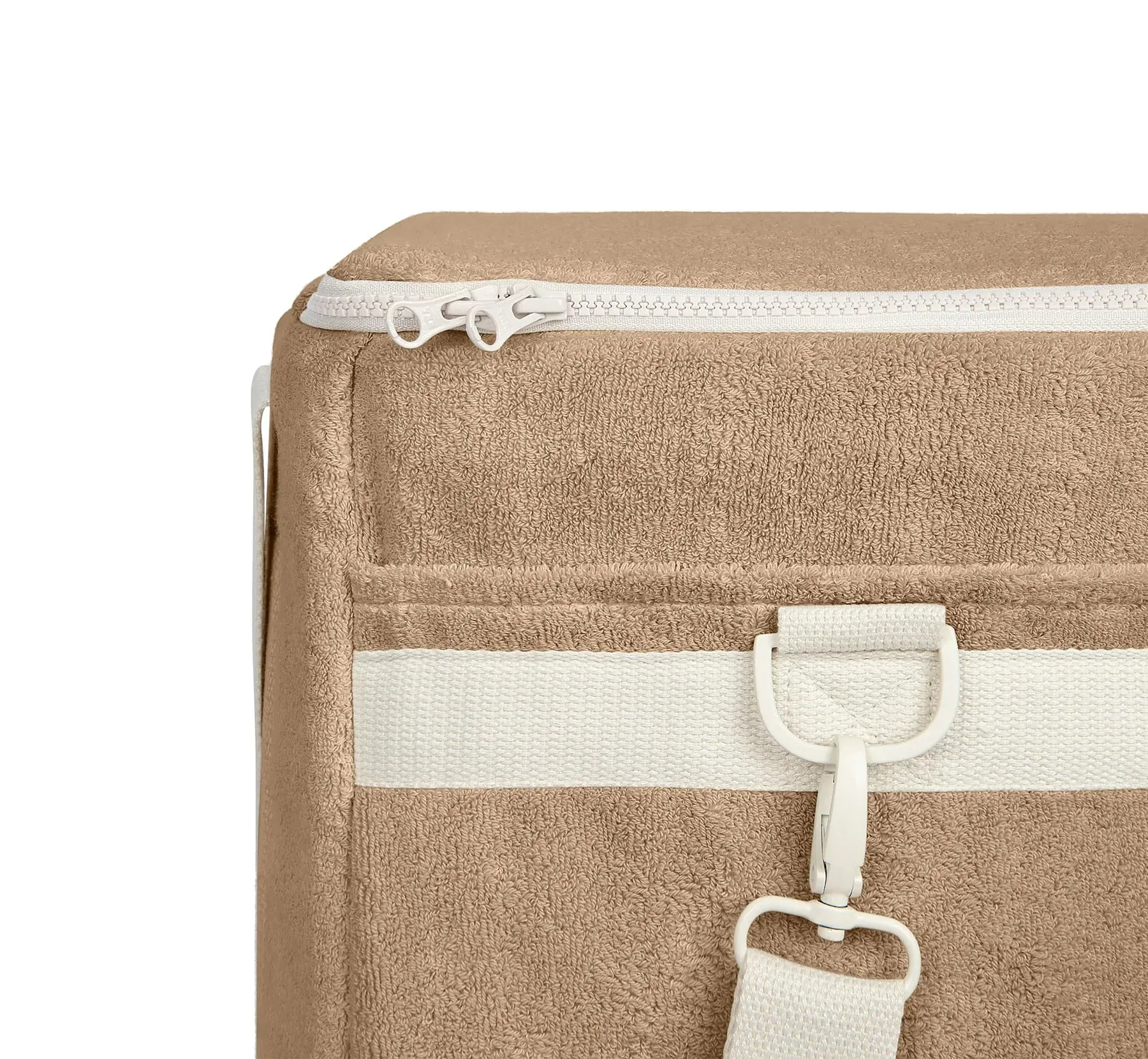 TOWELLING COOLER BAG - HUSK