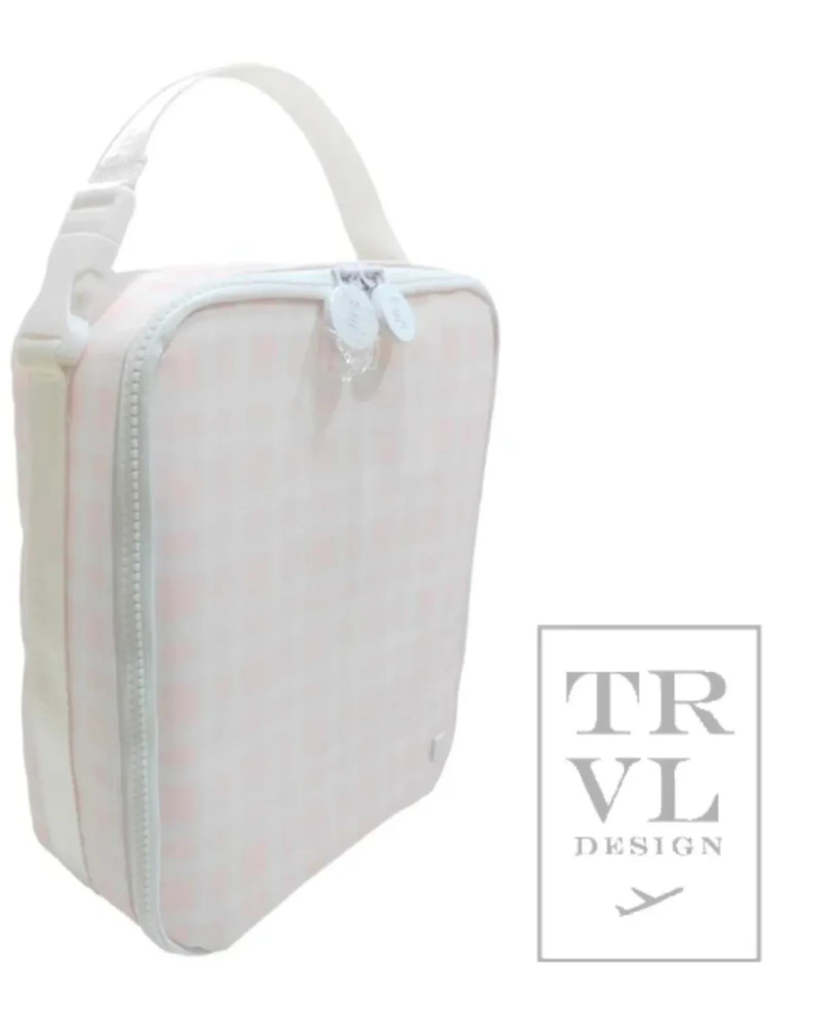 TRVL Design: Pink Pimlico Plaid Insulated Lunch Box