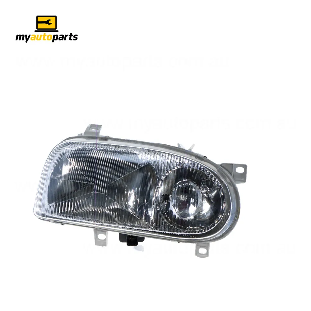 Twin Reflector Head Lamp Drivers Side Certified Suits Volkswagen Golf GTi MK 3 1994 to 1998