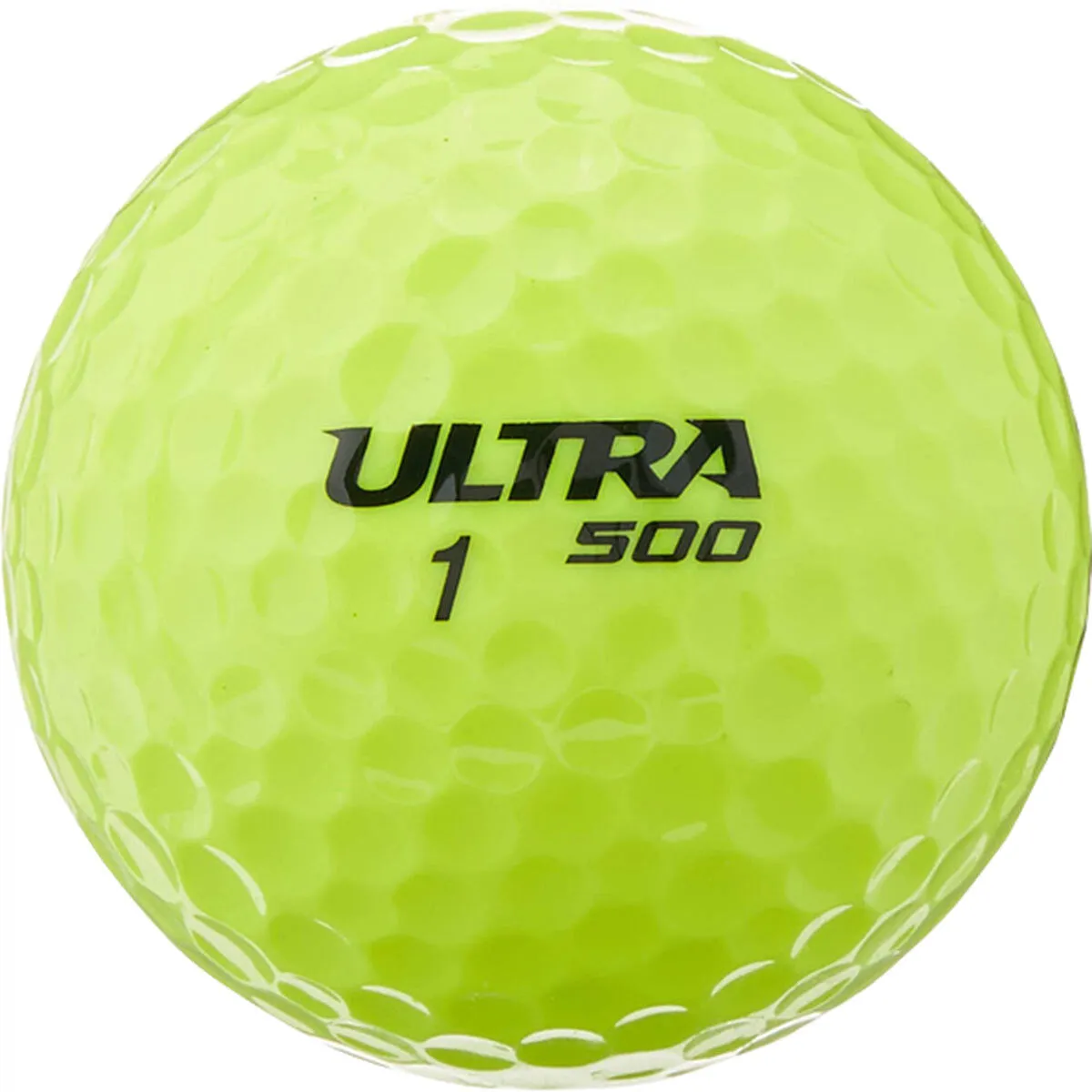 Ultra 500 Distance Box of 15 Yellow Golf Balls