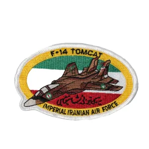 US Military USAF F-14 Tomcat Imperial Iranian Air Force Iron On Patch