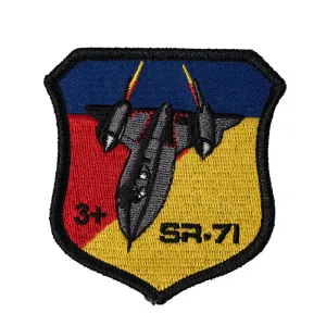 US Military USAF SR-71 3  Blackbird Shield Iron On Patch