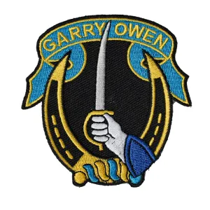 US Military USAR 007th Cavalry Garry Owen Iron On Patch