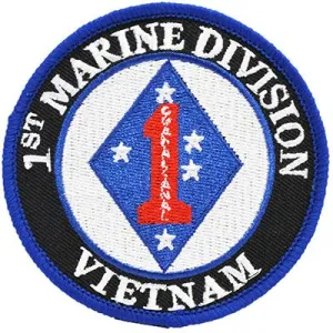 US Military USMC Vietnam 1st Marine Division Patch
