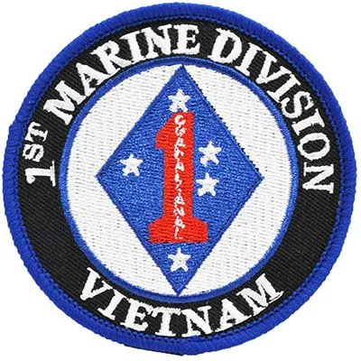 US Military USMC Vietnam 1st Marine Division Patch