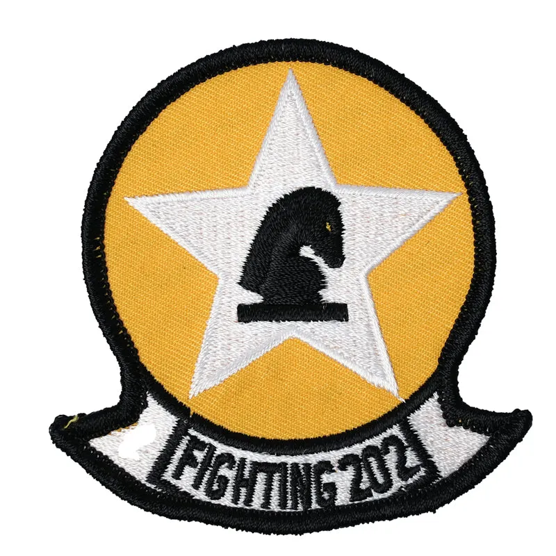 US Military USN Fighting 202 Iron On Patch