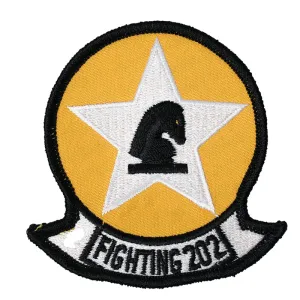 US Military USN Fighting 202 Iron On Patch