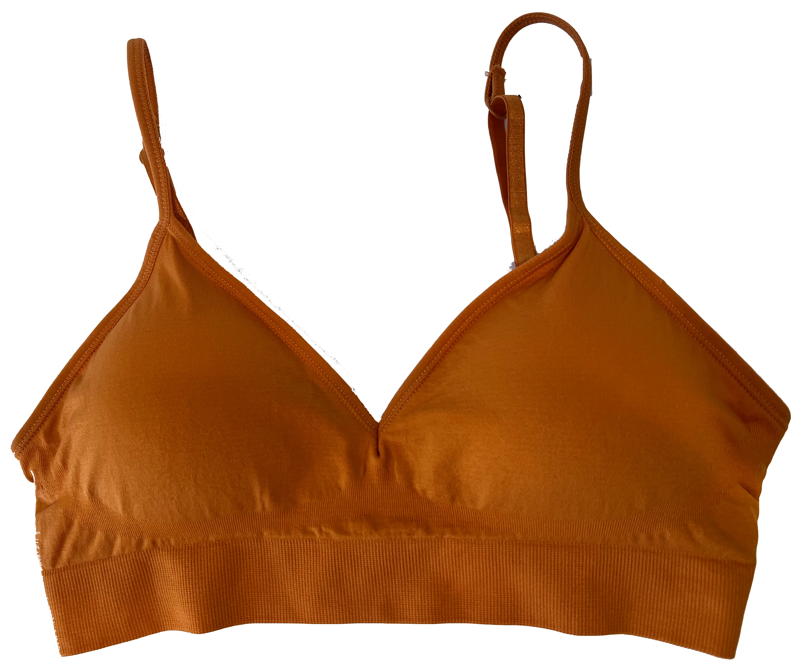 V-Front Adjustable / Convertible Straps Padded Bra