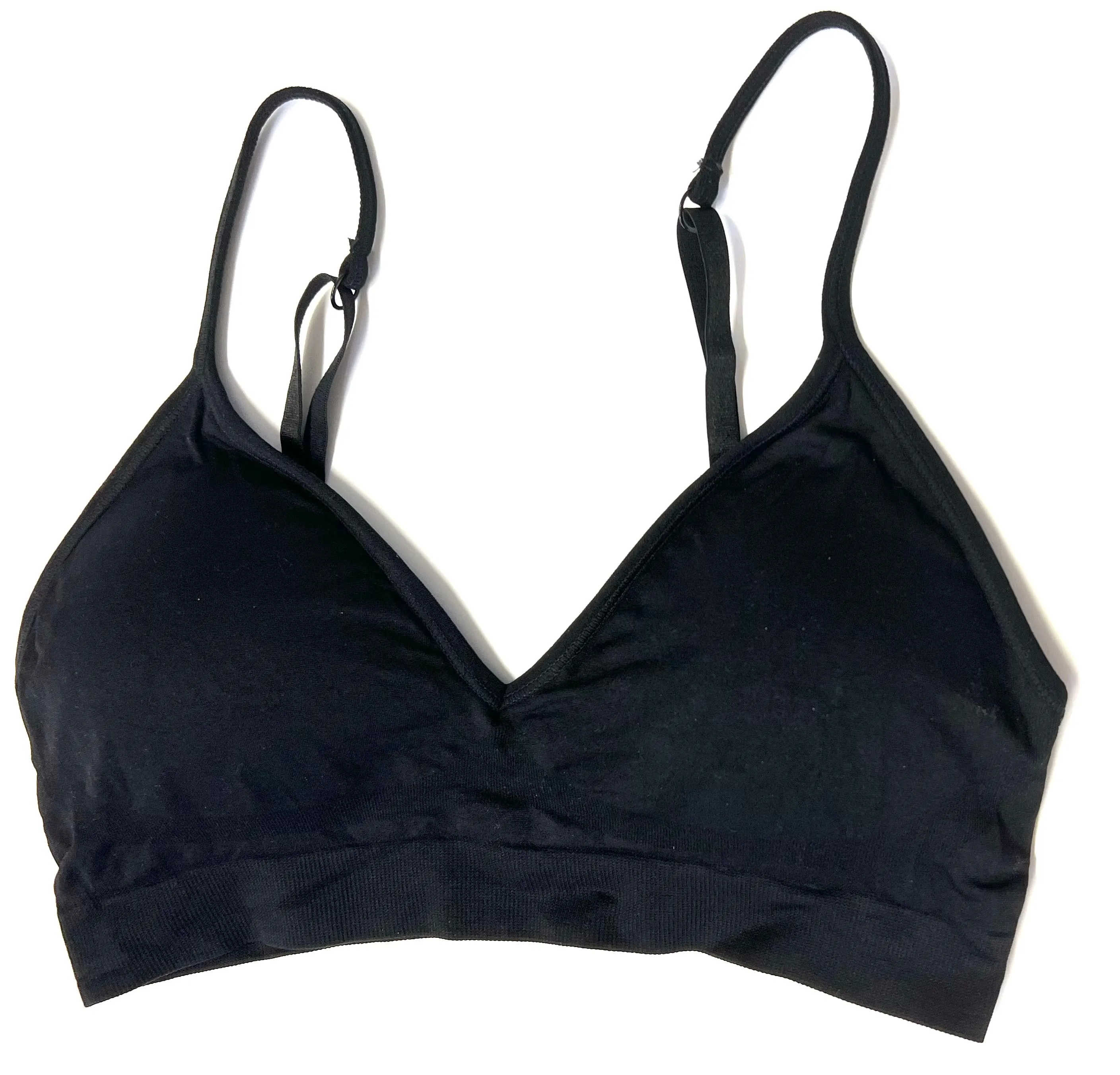 V-Front Adjustable / Convertible Straps Padded Bra