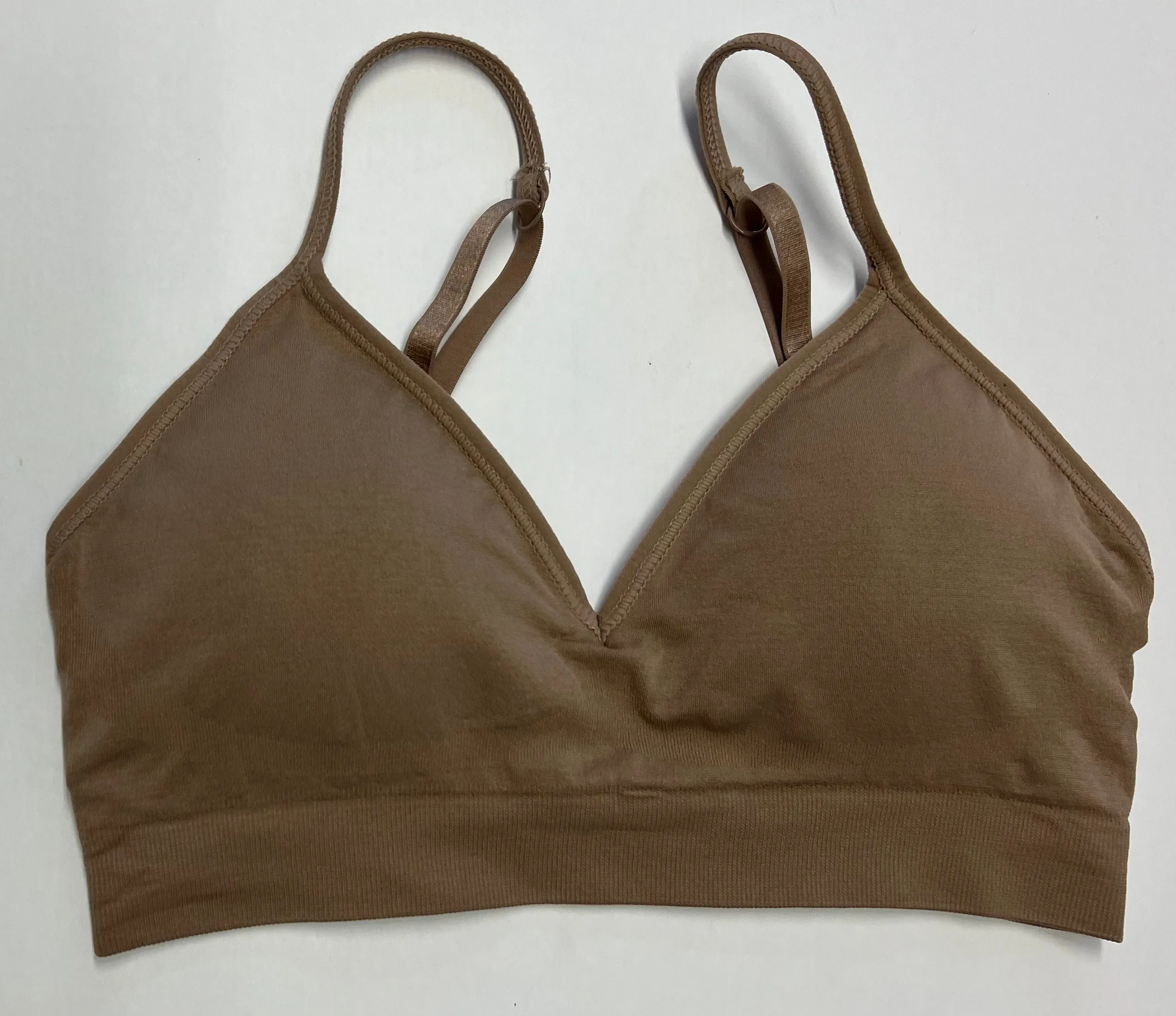 V-Front Adjustable / Convertible Straps Padded Bra