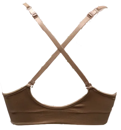 V-Front Adjustable / Convertible Straps Padded Bra