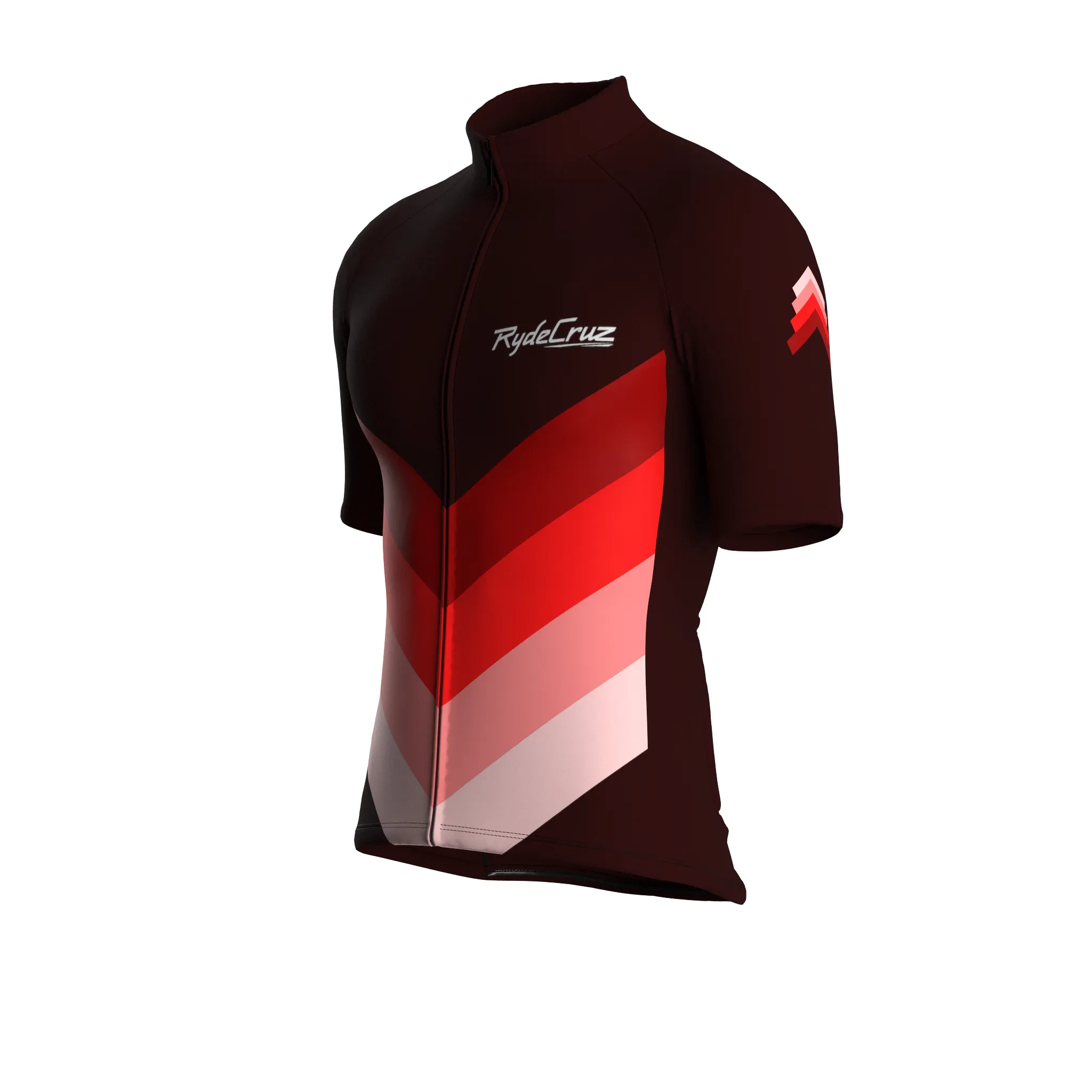 Vector Echo | Dark Red Male Short Sleeves Jersey