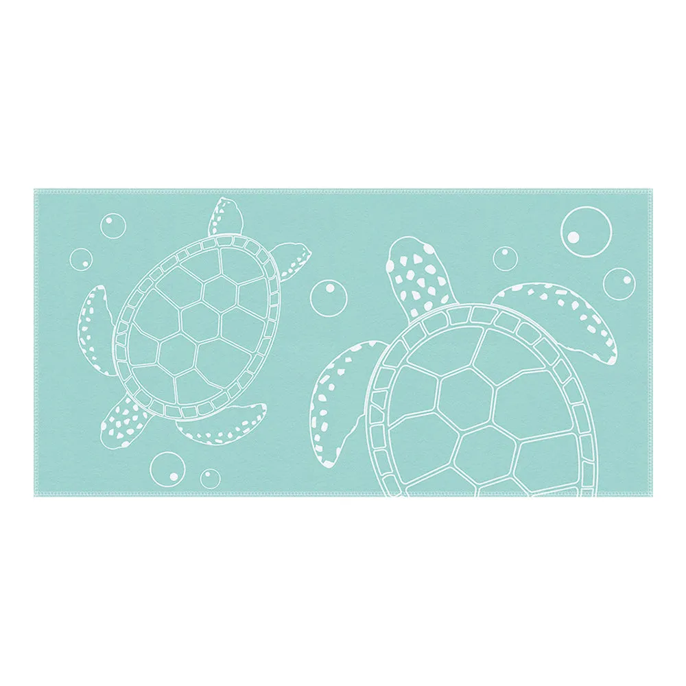 Versatile Sea Turtles Travel Towel: Ideal for Travel, Pool, Picnic, and Travel