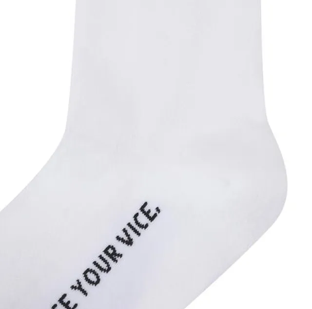 Vice Golf Atelier Aqua Knee High Socks - White
