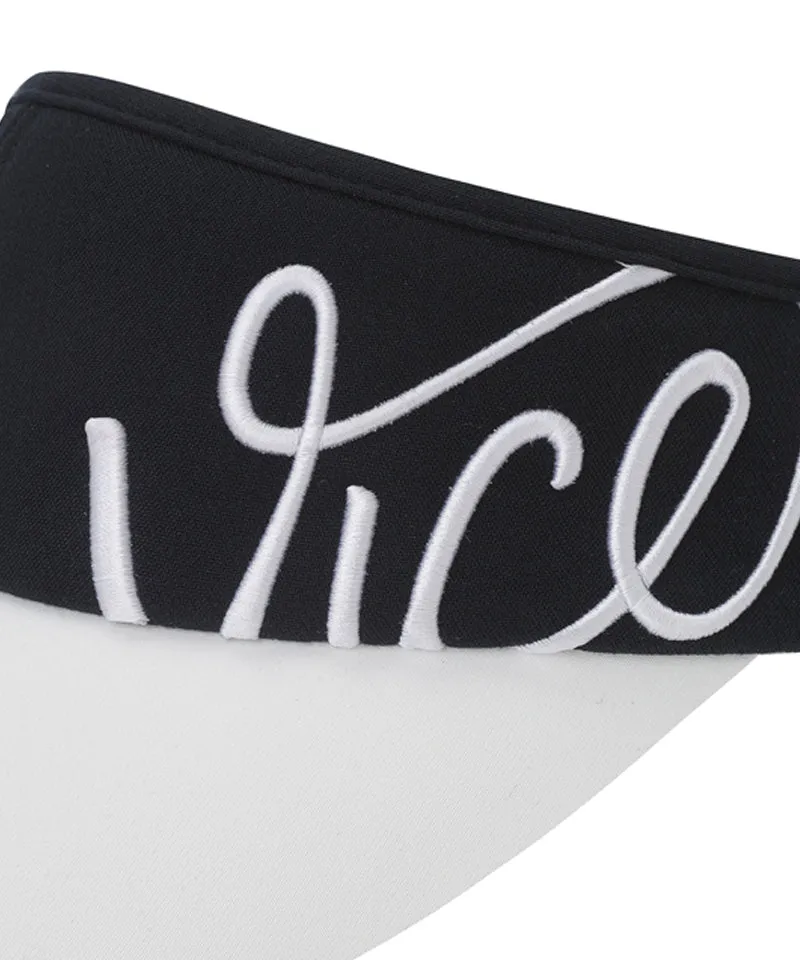 Vice Golf Atelier Women's Big Logo Visor - Navy