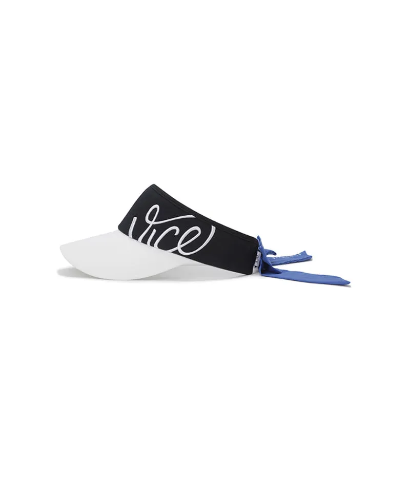 Vice Golf Atelier Women's Big Logo Visor - Navy
