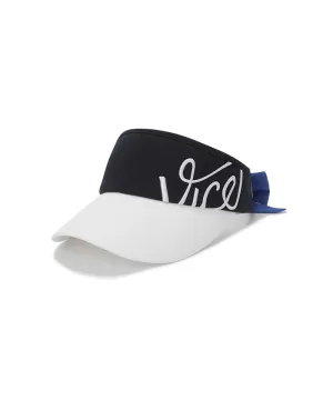 Vice Golf Atelier Women's Big Logo Visor - Navy