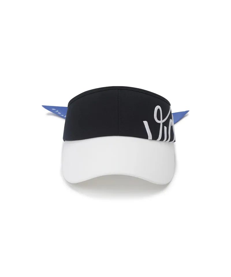 Vice Golf Atelier Women's Big Logo Visor - Navy