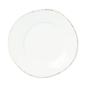 Vietri Melamine Lastra Dinner Plate - White
