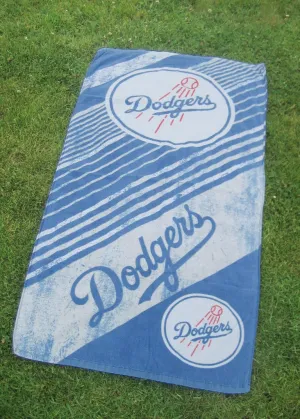 Vintage Dodgers Beach Towel