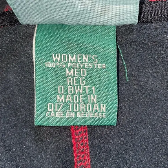 Vintage L.L.Bean Red Zip Up Outdoor Thermal Jacket