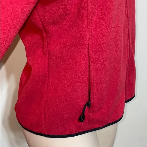 Vintage L.L.Bean Red Zip Up Outdoor Thermal Jacket