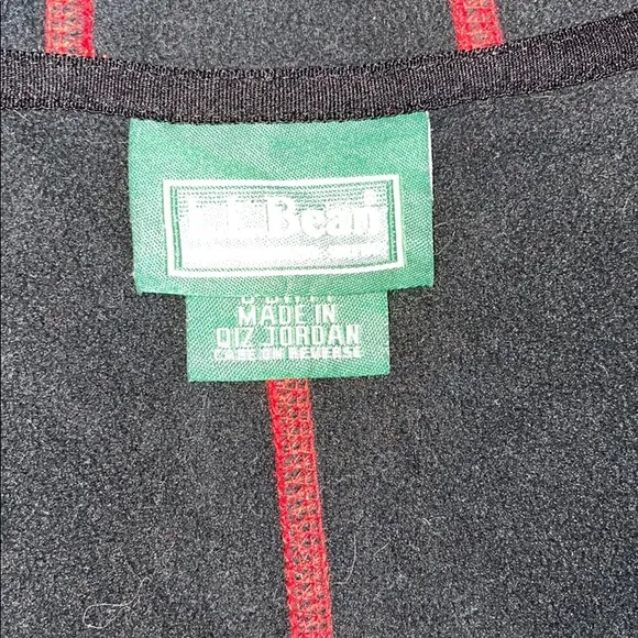 Vintage L.L.Bean Red Zip Up Outdoor Thermal Jacket