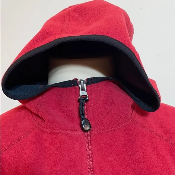 Vintage L.L.Bean Red Zip Up Outdoor Thermal Jacket