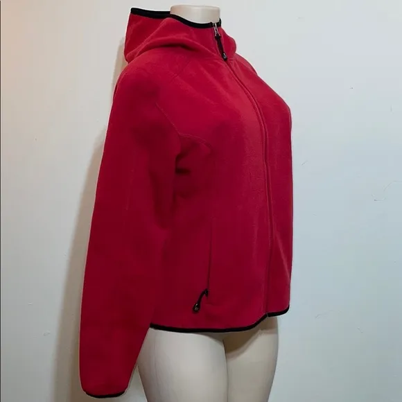 Vintage L.L.Bean Red Zip Up Outdoor Thermal Jacket