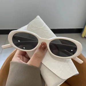 Vintage Oval Frame Sunglasses