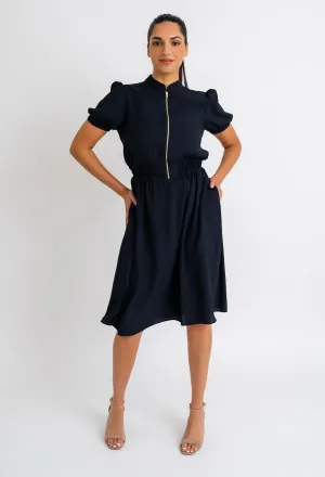 VIVIEN CONVERTIBLE ZIP DRESS
