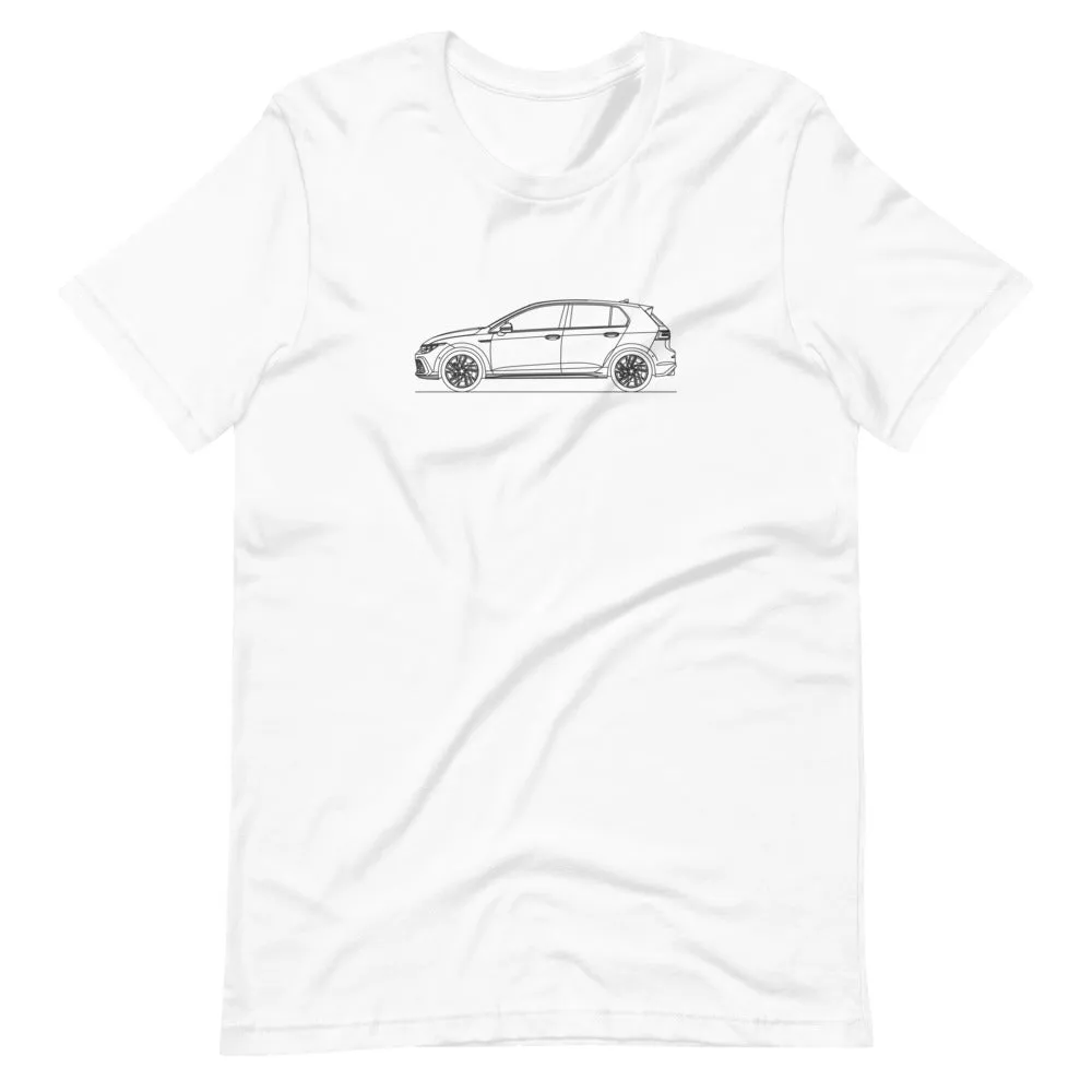 Volkswagen Golf GTI MK8 silhouette T-shirt